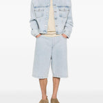 Pantaloncini elasticizzati con tasca Spar in blu Entire studios - unisex 