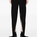 Gonna lunga con spacchi centrali in nero Rick Owens - donna 