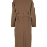 Cappotto con cintura in marrone 'S Max Mara - donna 