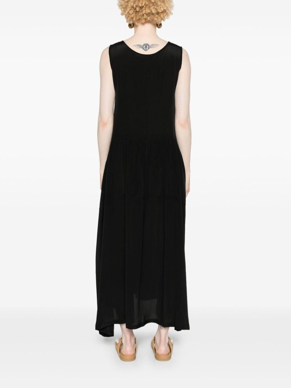 Maxi abito svasato  in nero di MAURIZIO MYKONOS - donna 
