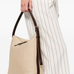 BORSA A SPALLA VERA IN BEIGE A.P.C. - DONNA 