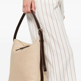 BORSA A SPALLA VERA IN BEIGE A.P.C. - DONNA 