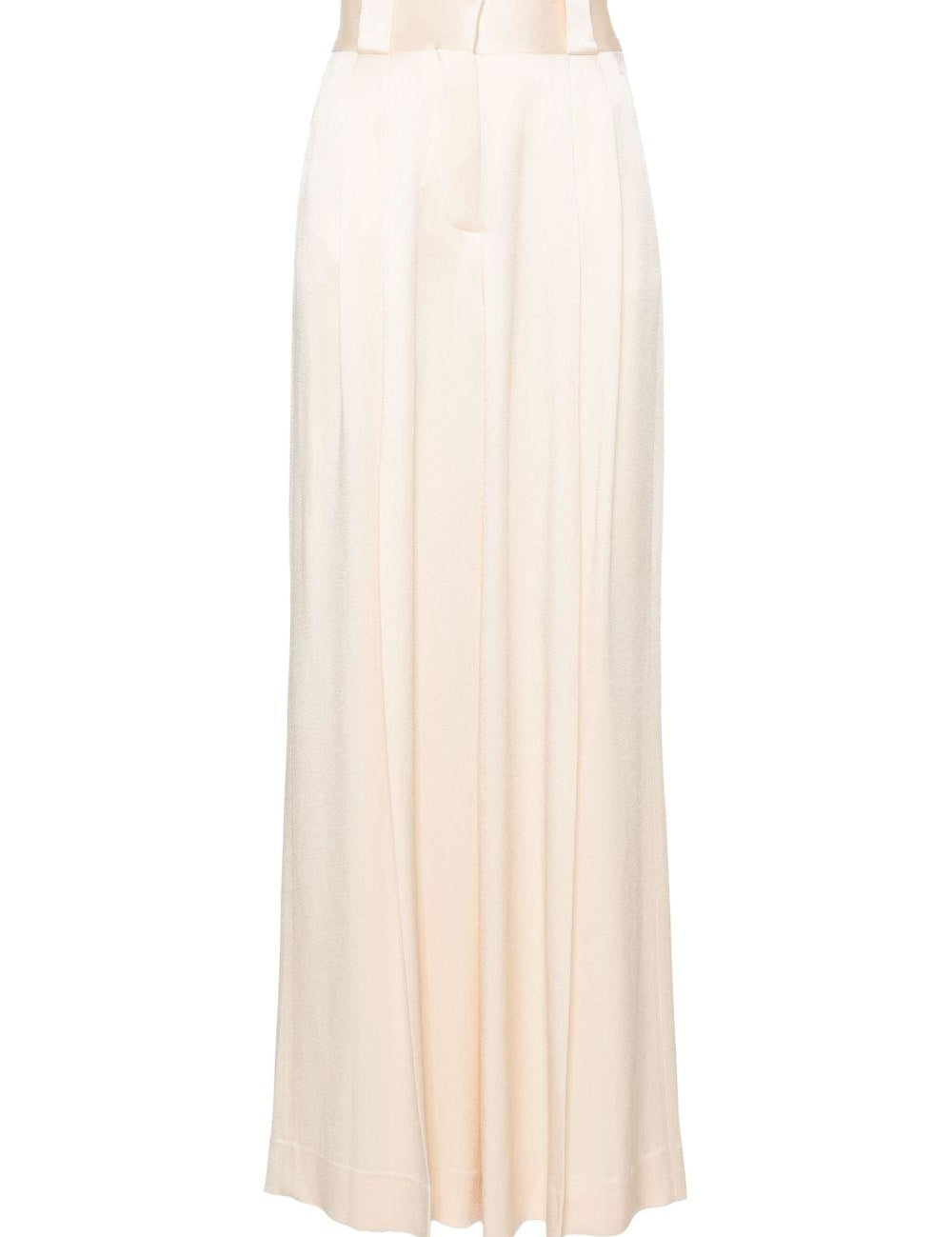 Pantaloni a palazzo Novalis in avorio Blazé Milano - donna 