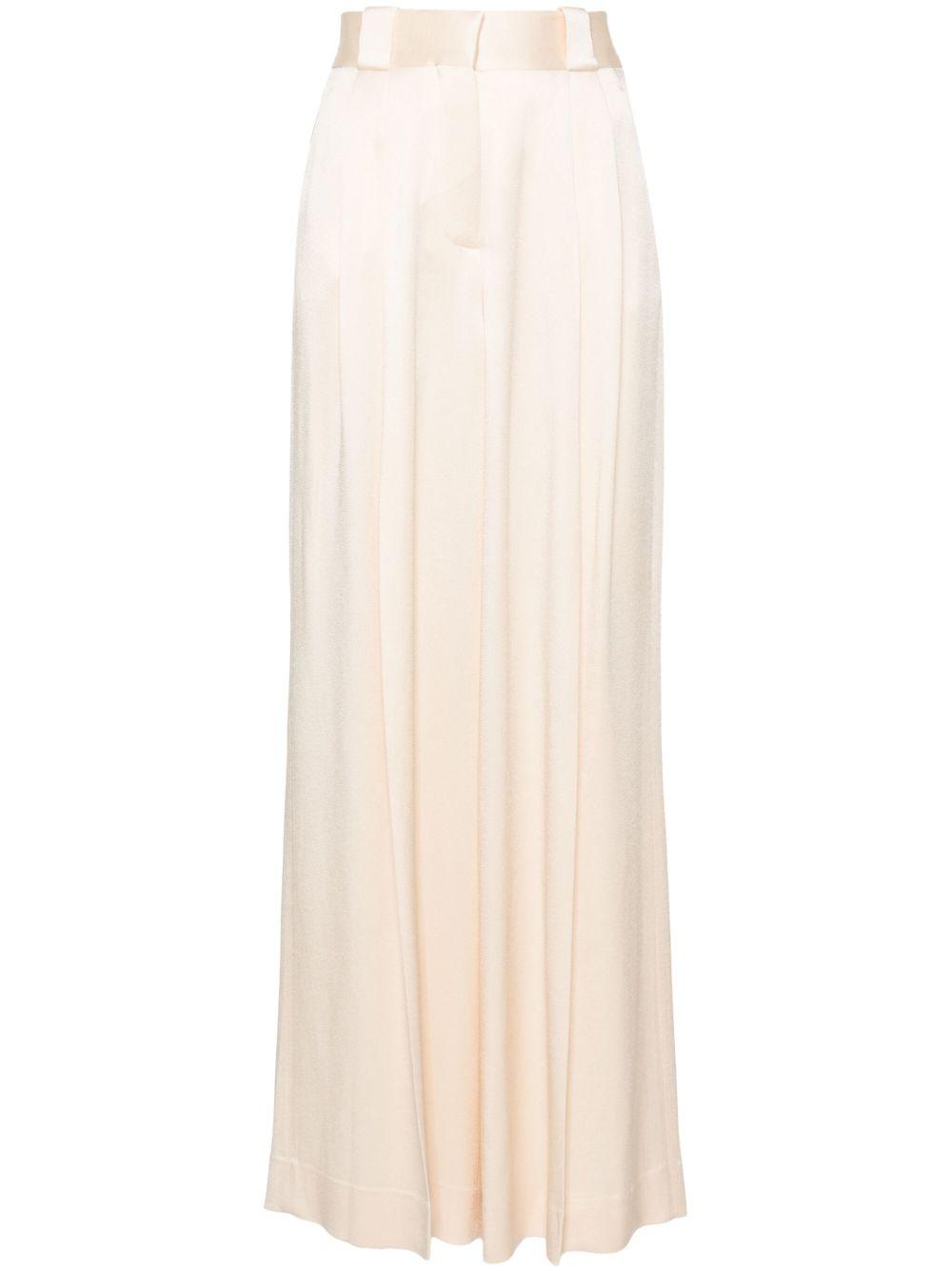 Pantaloni a palazzo Novalis in avorio Blazé Milano - donna 
