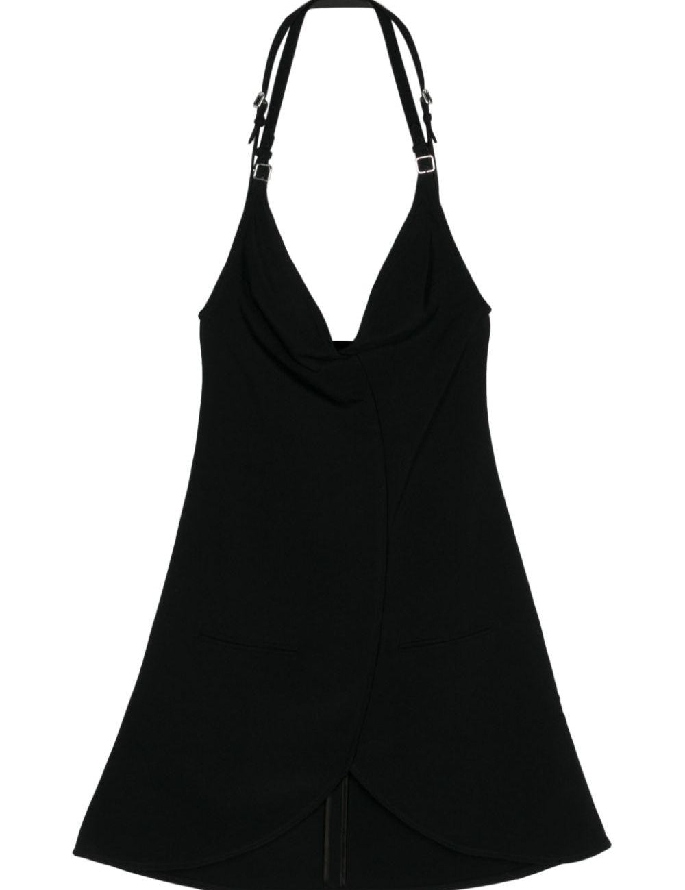 Abito mini Ellipse in nero Courreges - donna 