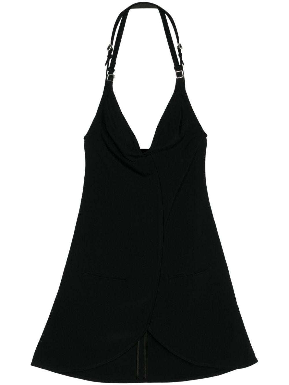 Abito mini Ellipse in nero Courreges - donna 
