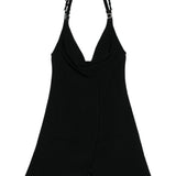 Abito mini Ellipse in nero Courreges - donna 