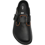 Mules in pelle con fibbia in nero Birkenstock 1774 - uomo 