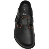 Mules in pelle con fibbia in nero Birkenstock 1774 - uomo 