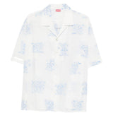 Camicia con ricami in bianco Kenzo - uomo 