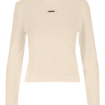 T-shirt a maniche lunghe Le Tshirt Gros Grain in avorio 