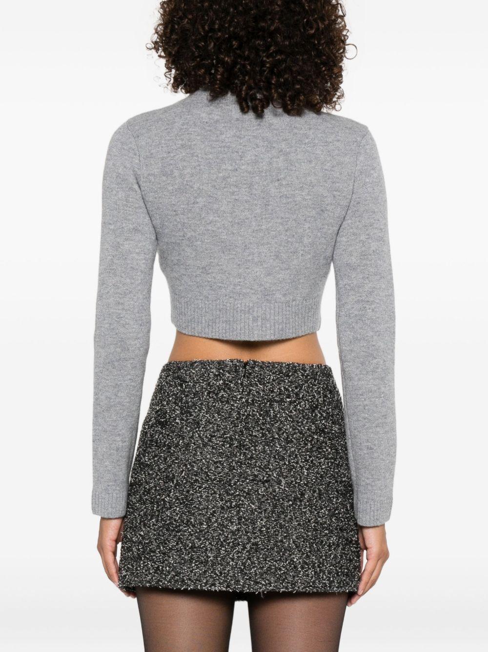Cardigan con bottoni in grigio Self-Portrait - donna 