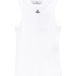 Canotta 90s in bianco vivienne westwood - donna 