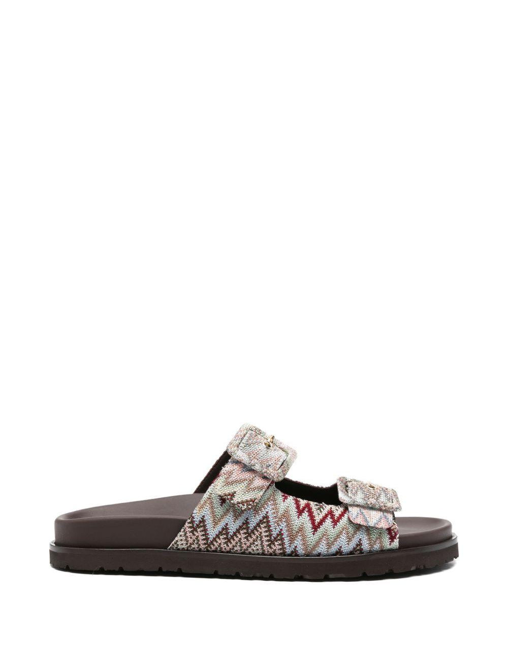 Ciabatta con motivo chevron multicolor Missoni - donna 