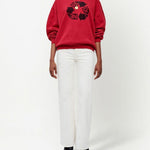 Jeans a gamba ampia in bianco Re/done - donna 