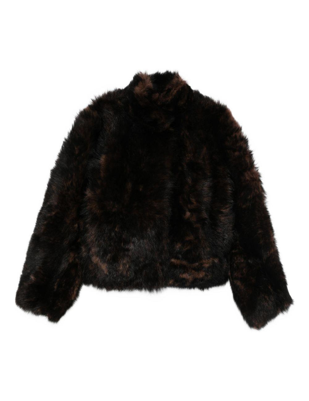 Giacca in shearling in marrone Toteme - donna 