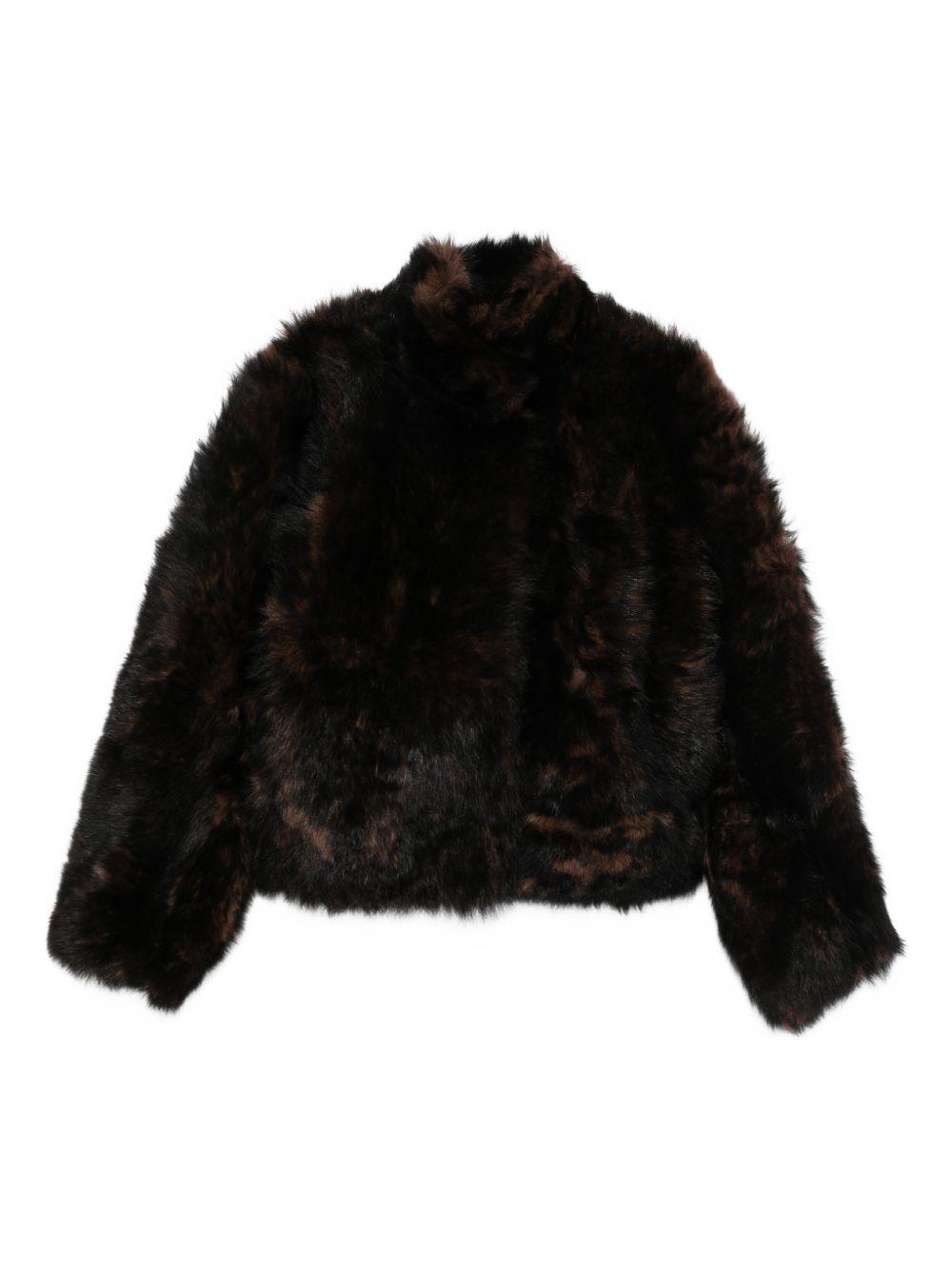 Giacca in shearling in marrone Toteme - donna 