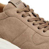Sneakers basse in pelle in marrone Tod's - uomo 
