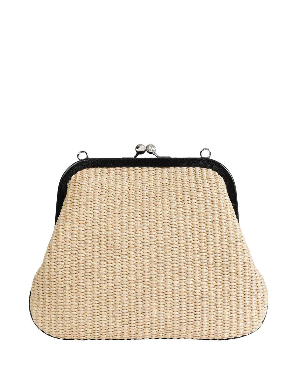 Clutch Orb in beige e nero Vivienne Westwood - donna 