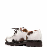 Derby allacciate in cavallino michael in marrone e bianco Paraboot - donna 