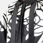 Blusa in mikado in nero e bianco Elie Saab - donna 