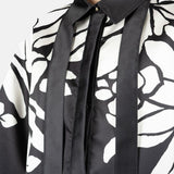 Blusa in mikado in nero e bianco Elie Saab - donna 