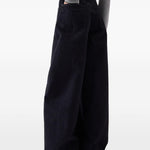 Jeans le de-nimes ovalo  in nero Jacquemus - donna 
