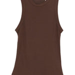 Top girocollo in marrone Aya Muse - donna 