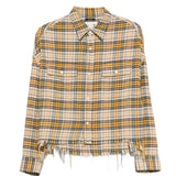 Camicia  tartan in giallo R13 - donna 
