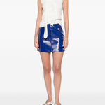 Gonna con logo in blu Courrèges - donna 