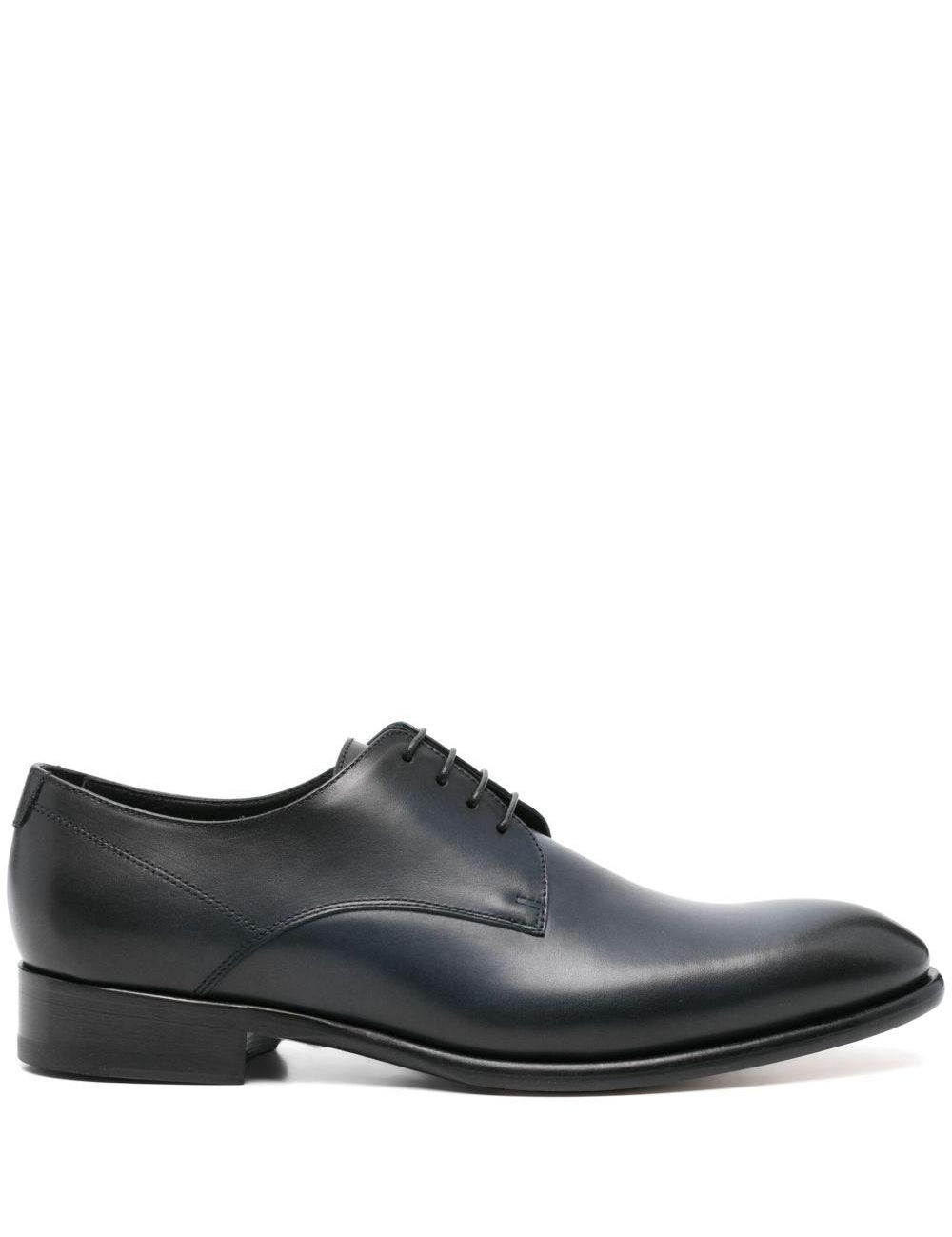 Derby con lacci in blu Doucal's - uomo 
