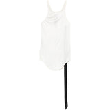 Canotta con scollo olimpionico in bianco Rick owens drkshdw - donna 