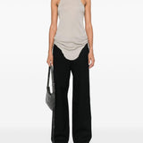 Canotta asimmetrica in grigio Rick Owens - donna 