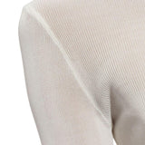Maglia a coste a collo alto in bianco Self-portrait - donna 