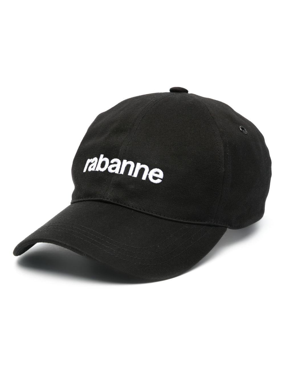 Cappello da baseball con logo in nero - RABANNE donna 