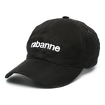 Cappello da baseball con logo in nero - RABANNE donna 