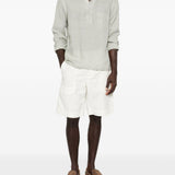 Camicia con taschino in grigio Lardini - uomo 