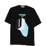 T-shirt con stampa grafica in nero Undercover - uomo 