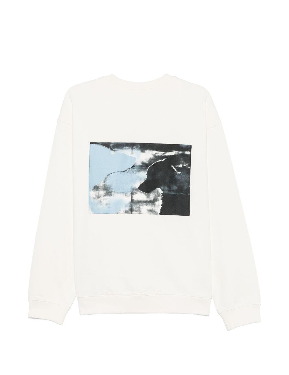 Felpa a maniche lunghe in beige Oamc peacemaker - uomo 