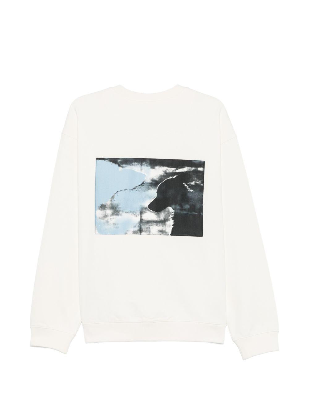 Felpa a maniche lunghe in beige Oamc peacemaker - uomo 