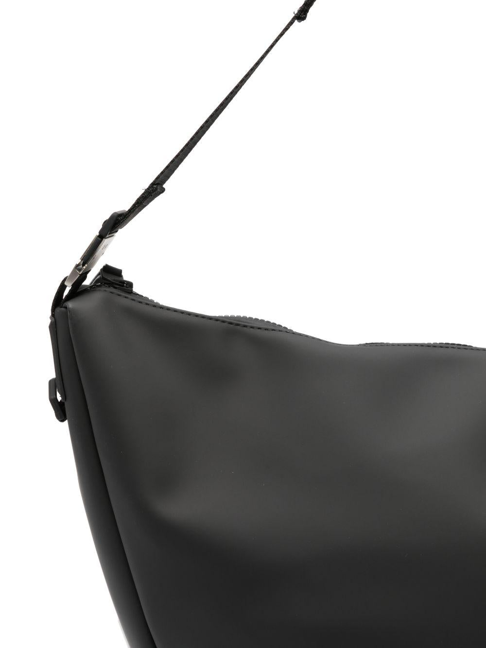 Borsa a spalla Valeria grande in nero Rains - unisex 