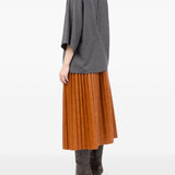 Top con design a portafoglio in grigio Mm6 maison margiela - donna 