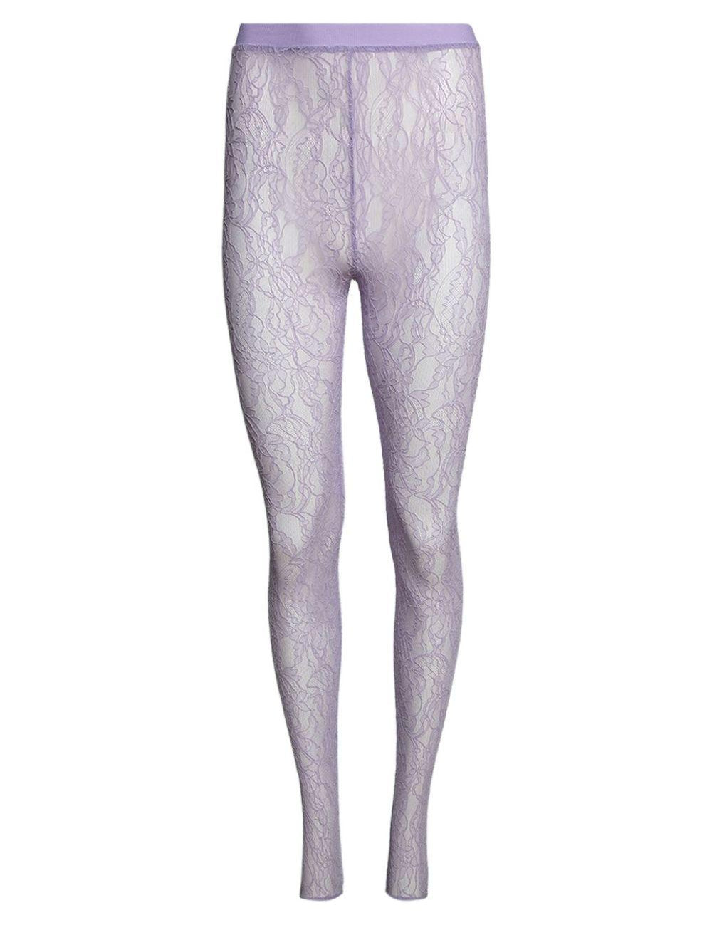 Leggings con staffa in lilla Wardrobe.Nyc - donna 