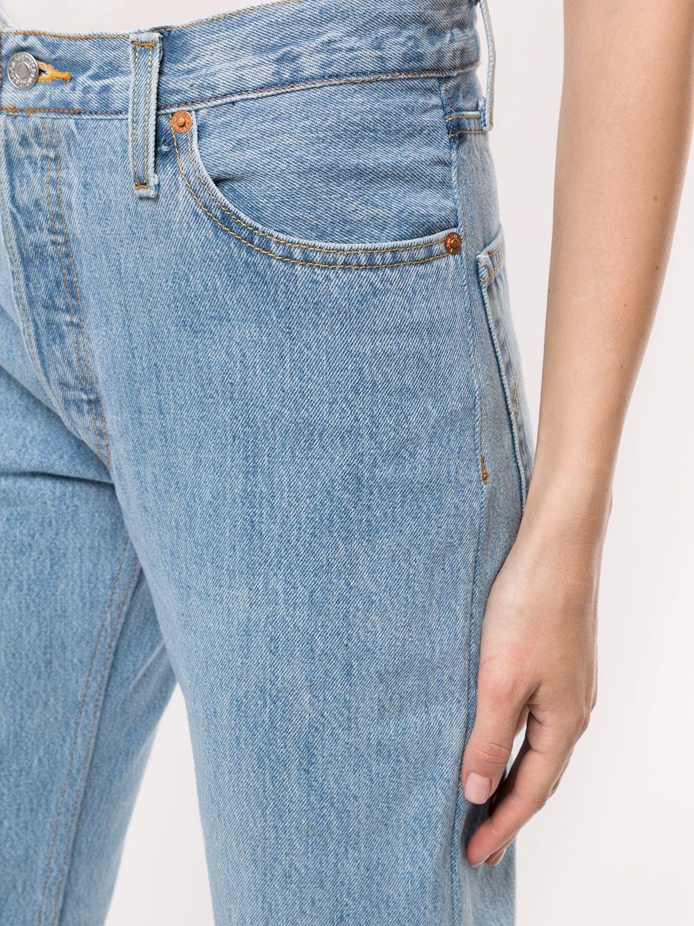 Jeans crop in azzurro Re/Done - donna 