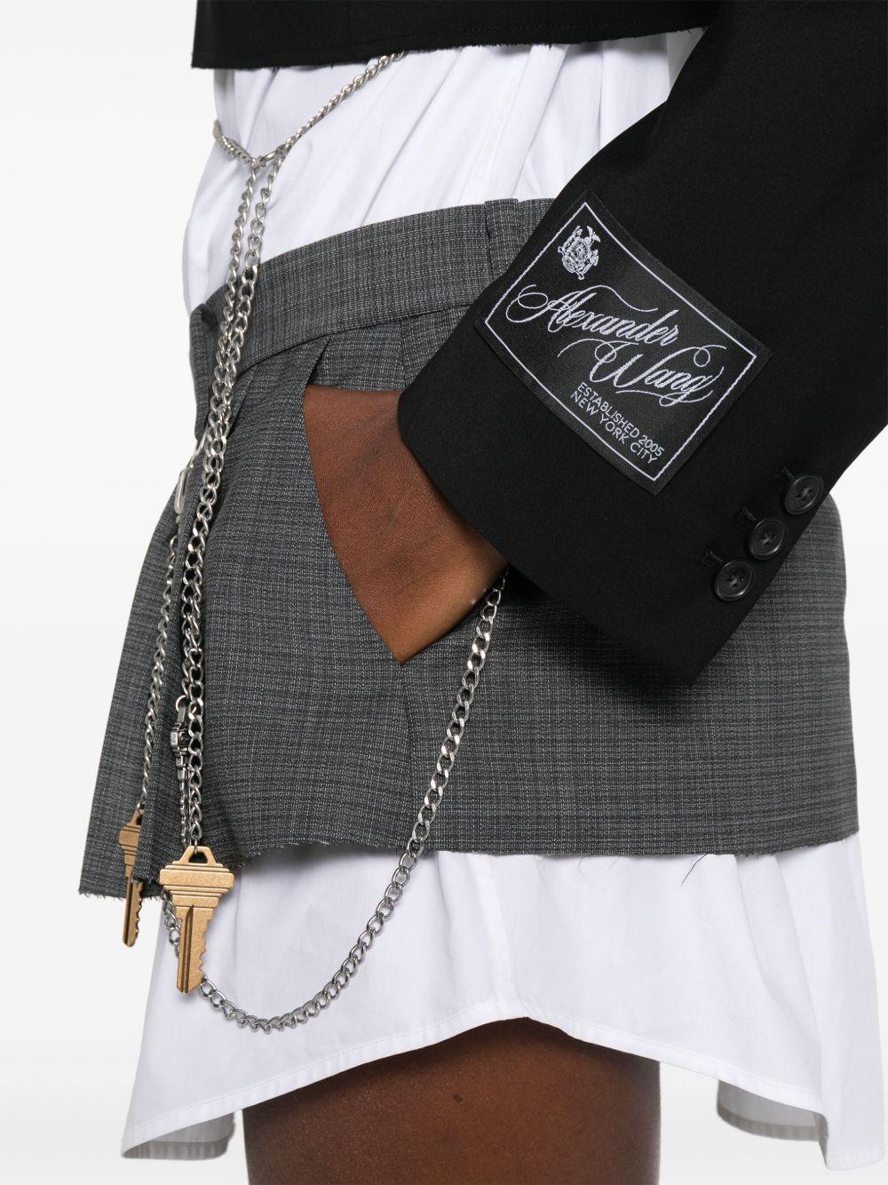 Giacca crop in nero Alexander wang - donna 
