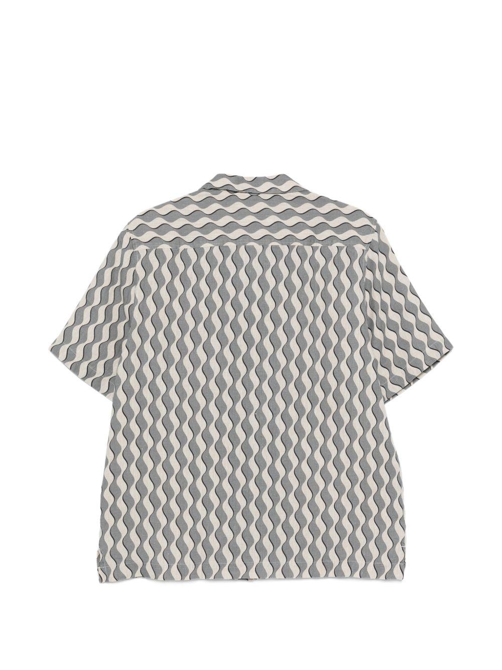 Camicia a maniche corte roberto in blu Frescobol carioca - uomo 