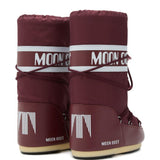 Stivali da neve Icon in borgogna Moon boot - unisex 