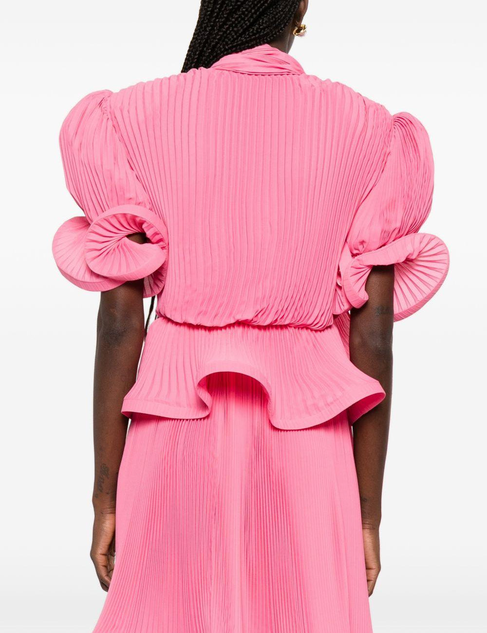Top con ruches in rosa Rowen rose - donna 