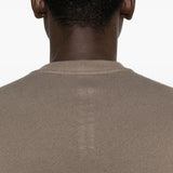 T-shirt Tommy T Sfrangiata in grigio Rick owens - uomo 