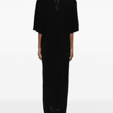 Abito lungo in maglia in nero Toteme - donna 